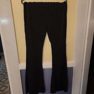 Women'sBlack Bell Bottom Pants Size XL
